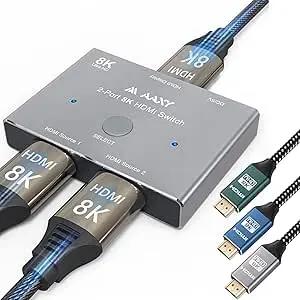 aaxy 2-port 8k hdmi switch 