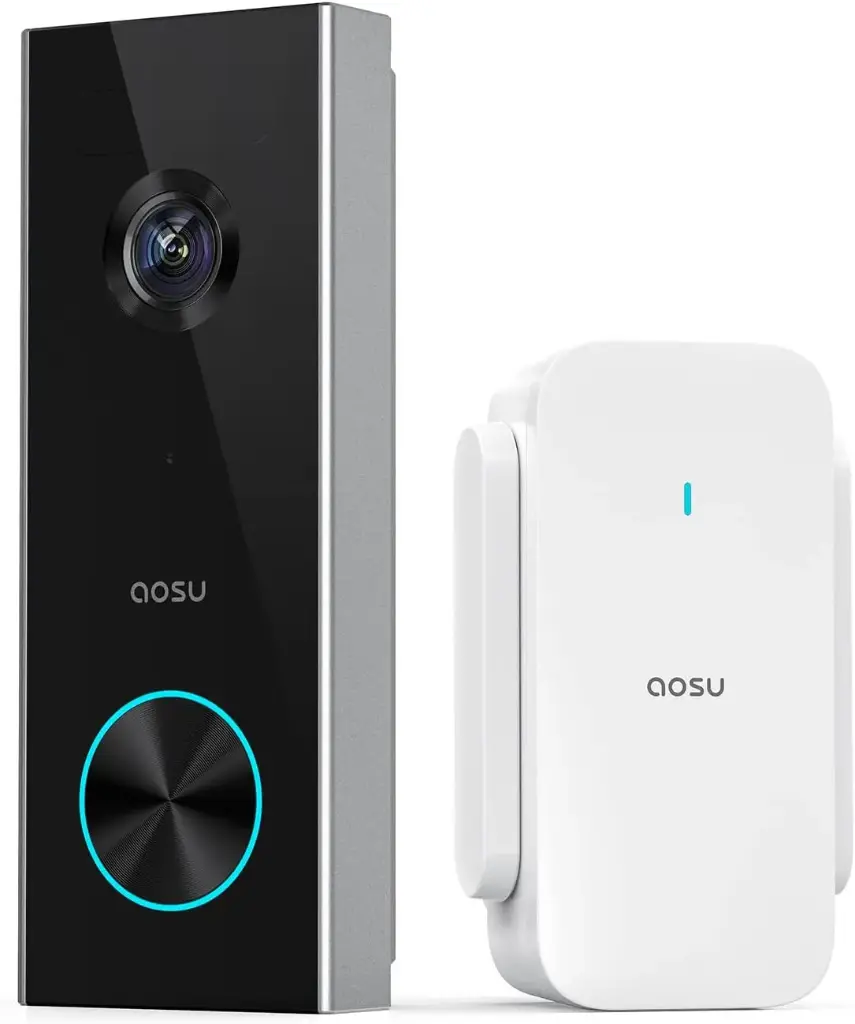 aosu video doorbell pro and wi-fi homebase