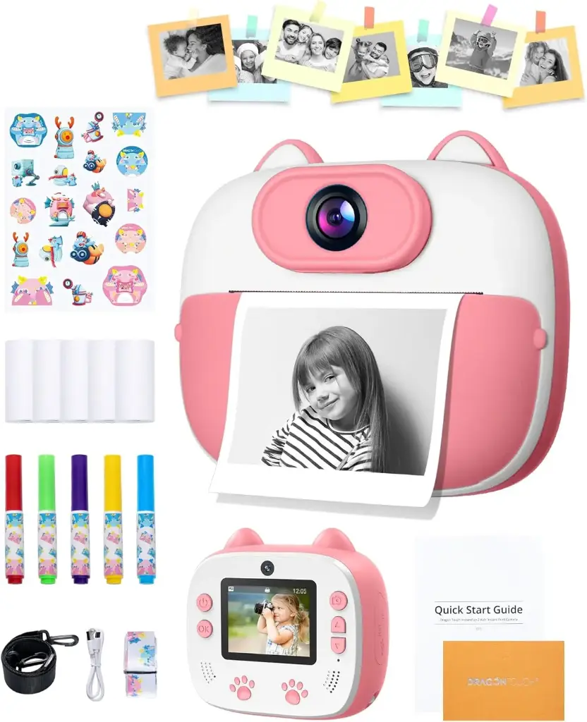 dragontouch instantfun 2 kids instant print camera