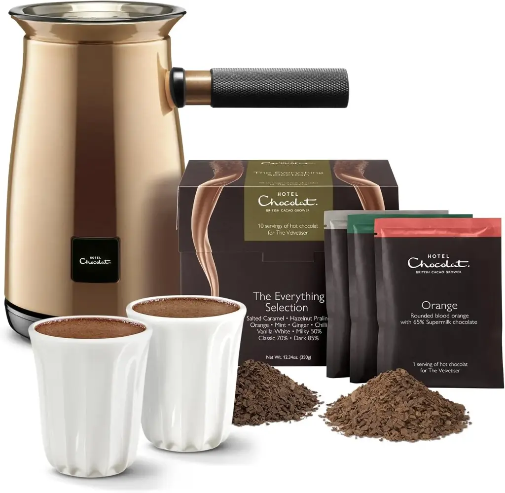 hotel chocolat british cocoa grower velvetiser drinking chocolate system