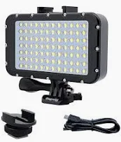 suptig led waterproof video light 