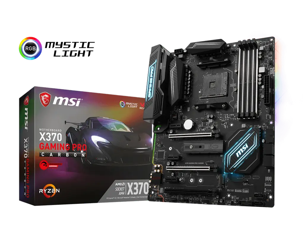 msi motherboard x370 gaming pro carbon