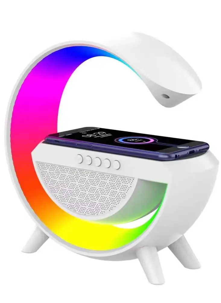 bt2301 led wireless charging speaker