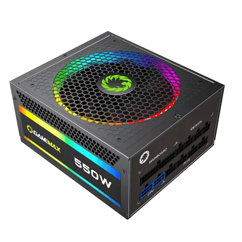 gamemax rgb atx power supply 550w